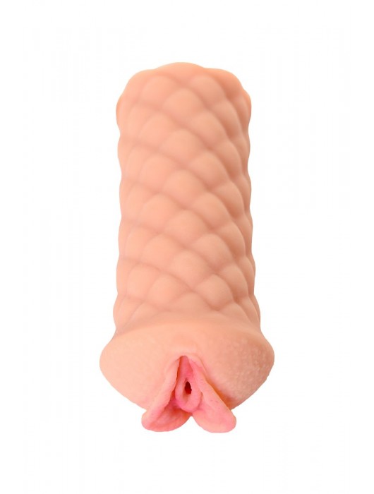 Телесный мастурбатор-вагина Elegance.002 с вибрацией - KOKOS - в Сызрани купить с доставкой