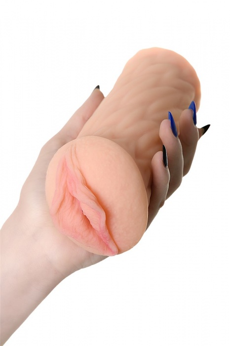 Телесный реалистичный мастурбатор-вагина Elegance.005 с вибрацией - KOKOS - в Сызрани купить с доставкой