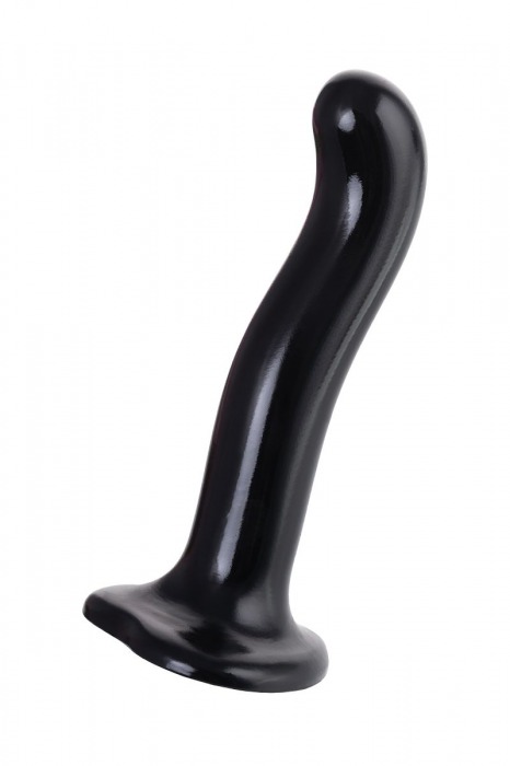 Черный стимулятор для пар P G-Spot Dildo Size M - 18 см. - Strap-on-me - в Сызрани купить с доставкой