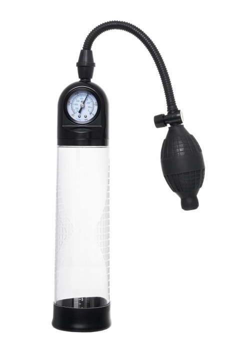 Прозрачная механическая помпа Roald с манометром - Sexus - в Сызрани купить с доставкой