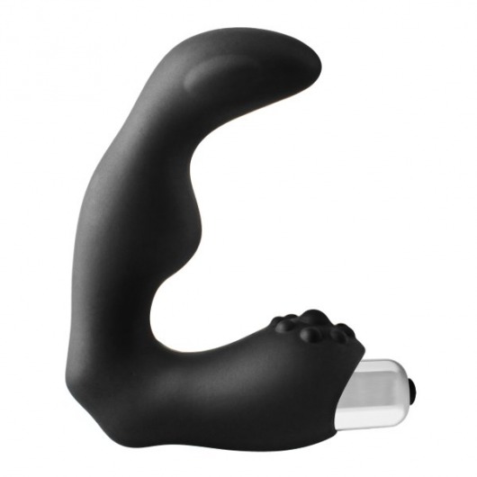 Черный вибромассажер простаты FantASStic Vibrating Prostate Massager - 11,3 см. - Dream Toys - в Сызрани купить с доставкой