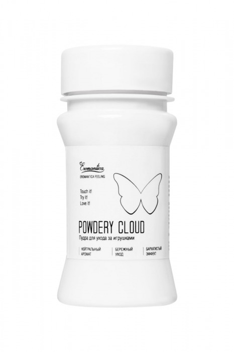 Пудра для ухода за игрушками Powdery Cloud с нейтральным ароматом - 40 гр. - Eromantica - купить с доставкой в Сызрани