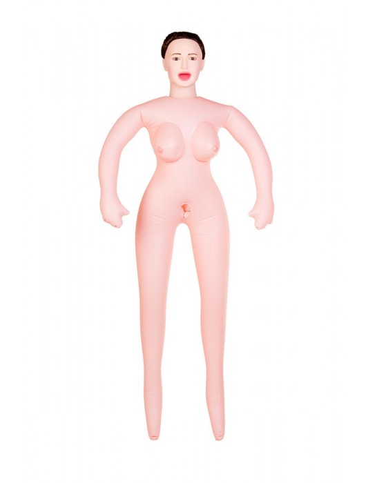 Надувная секс-кукла брюнетка с реалистичной головой - ToyFa - в Сызрани купить с доставкой