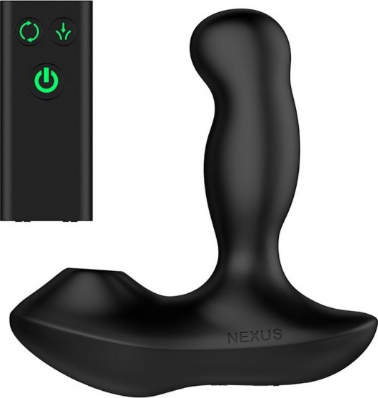 Черный вибратор-ротатор для стимуляции простаты Nexus Revo Air - Nexus Range - в Сызрани купить с доставкой
