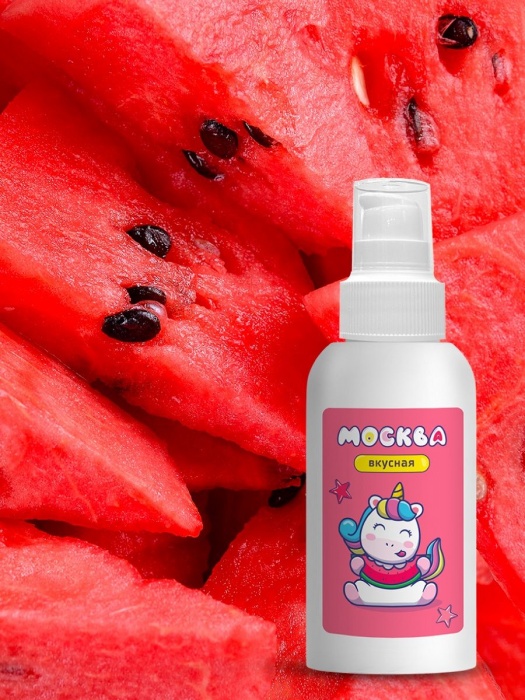 Универсальная смазка с ароматом арбуза  Москва Вкусная  - 100 мл. - Москва - купить с доставкой в Сызрани