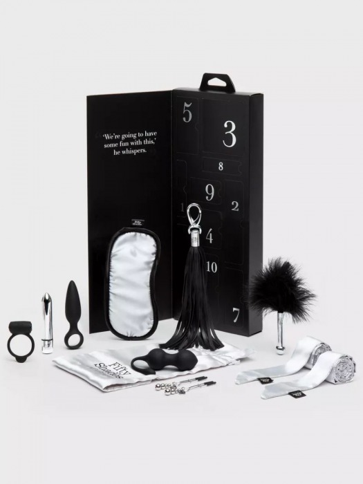 Эротический набор Pleasure Overload 10 Days of Play Gift Set - Fifty Shades of Grey - купить с доставкой в Сызрани