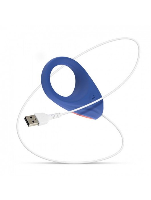 Синее эрекционное кольцо RRRING First Date Cock Ring - FeelzToys - в Сызрани купить с доставкой