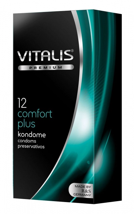 Контурные презервативы VITALIS PREMIUM comfort plus - 12 шт. - Vitalis - купить с доставкой в Сызрани