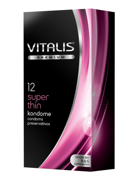 Ультратонкие презервативы VITALIS PREMIUM super thin - 12 шт. - Vitalis - купить с доставкой в Сызрани
