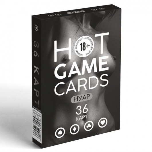 Игральные карты HOT GAME CARDS НУАР - 36 шт. - Сима-Ленд - купить с доставкой в Сызрани