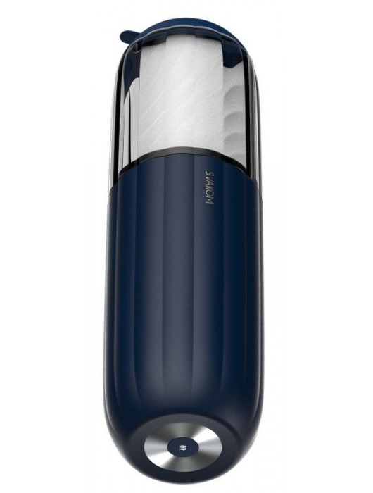 Черно-белый интерактивный мастурбатор Alex Neo 2 - Svakom - в Сызрани купить с доставкой