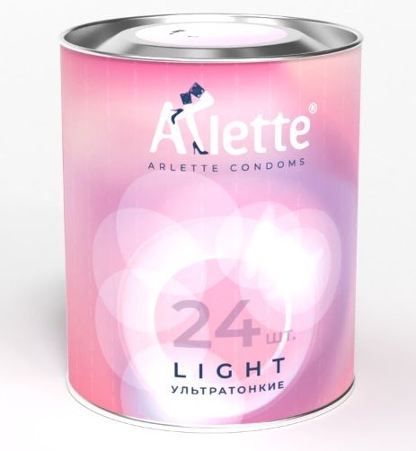 Ультратонкие презервативы Arlette Light - 24 шт. - Arlette - купить с доставкой в Сызрани