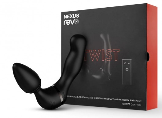 Черный гибридный вибромассажер Nexus Revo Twist - Nexus Range - в Сызрани купить с доставкой