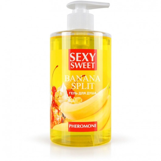 Гель для душа Sexy Sweet Banana Split с ароматом банана и феромонами - 430 мл. -  - Магазин феромонов в Сызрани
