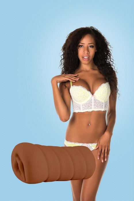 Коричневый мастурбатор-вагина BRIANNA - Dream Toys - в Сызрани купить с доставкой