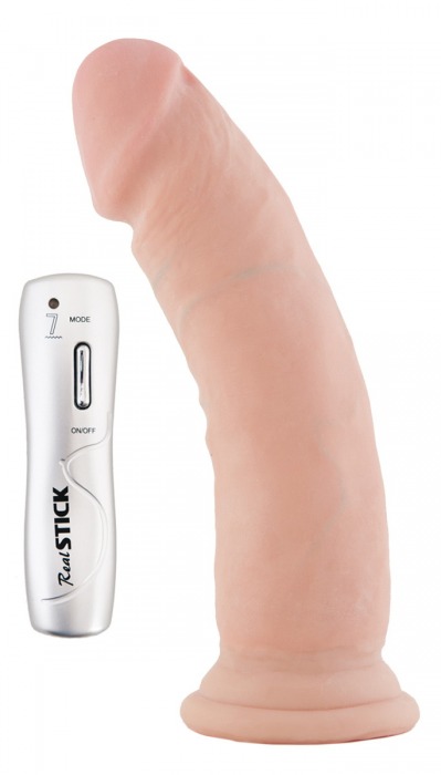 Вибратор на присоске с 7 режимами вибрации - 18 см. - ToyFa