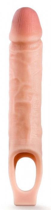 Телесная насадка на пенис 10 Inch Cock Sheath Extender - 25 см. - Blush Novelties - в Сызрани купить с доставкой