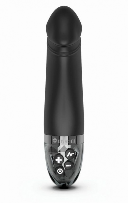 Черный вибратор с электростимуляцией Real Deal Neal - 16,5 см. - MyStim - купить с доставкой в Сызрани