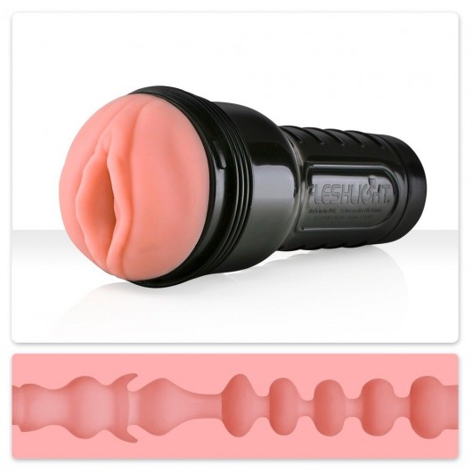 Мастурбатор-вагина Fleshlight - Pink Lady Mini-Lotus - Fleshlight - в Сызрани купить с доставкой