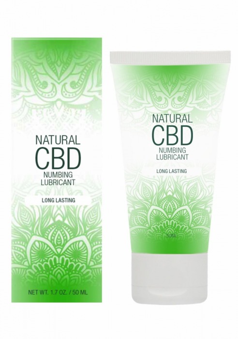 Лубрикант с пролонгирующим эффектом Natural CBD Numbing Lubricant - 50 мл. - Shots Media BV - купить с доставкой в Сызрани