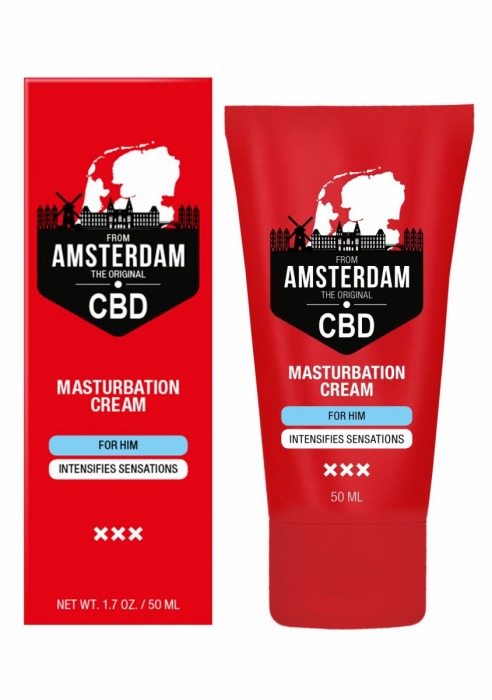 Крем для мастурбации для мужчин CBD from Amsterdam Masturbation Cream For Him - 50 мл. - Shots Media BV - купить с доставкой в Сызрани