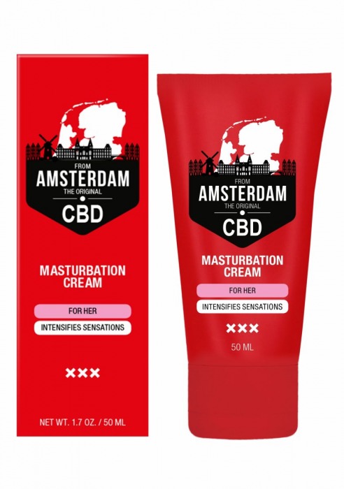 Крем для мастурбации для женщин CBD from Amsterdam Masturbation Cream For Her - 50 мл. - Shots Media BV - купить с доставкой в Сызрани