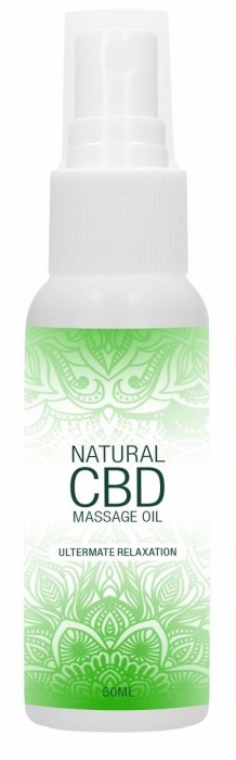 Массажное масло Natural CBD Massage Oil - 50 мл. - Shots Media BV - купить с доставкой в Сызрани