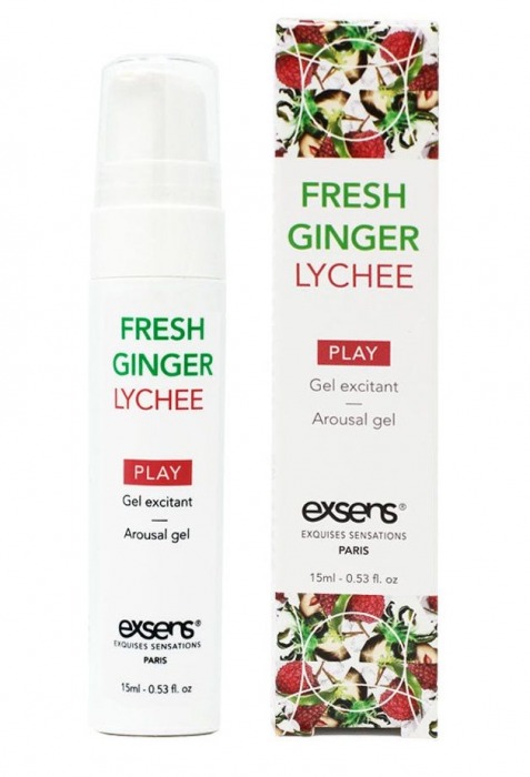 Возбуждающий гель Fresh Ginger Lychee Arousal Gel - 15 мл. - Exsens - купить с доставкой в Сызрани