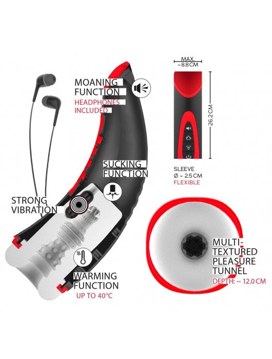 Автоматический мастурбатор WYNE 03 с подогревом - Orion - в Сызрани купить с доставкой