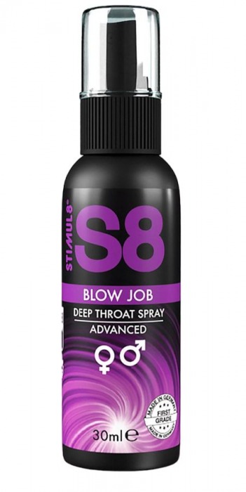 Лубрикант для орального секса S8 Deep Throat Spray - 30 мл. - Stimul8 - купить с доставкой в Сызрани