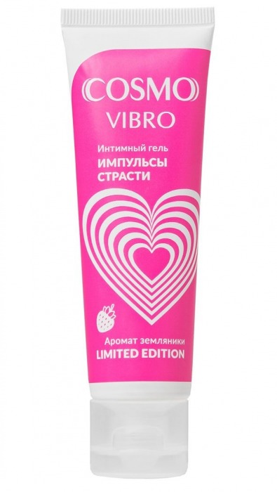 Возбуждающий гель на водно-силиконовой основе Cosmo Vibro с ароматом земляники - 50 гр. - Биоритм - купить с доставкой в Сызрани