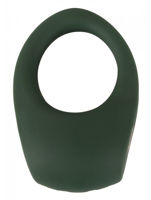 Зеленое эрекционное виброкольцо Luxurious Vibro Cock Ring - Orion - в Сызрани купить с доставкой