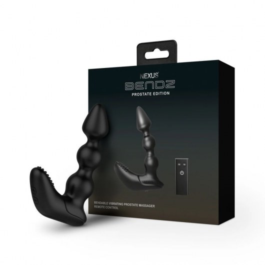 Черный вибростимулятор Nexus Bendz Prostate Edition - 14,1 см. - Nexus Range - в Сызрани купить с доставкой
