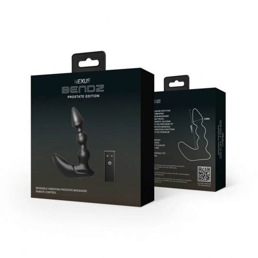 Черный вибростимулятор Nexus Bendz Prostate Edition - 14,1 см. - Nexus Range - в Сызрани купить с доставкой