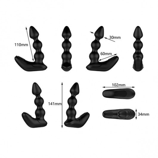 Черный вибростимулятор Nexus Bendz Prostate Edition - 14,1 см. - Nexus Range - в Сызрани купить с доставкой