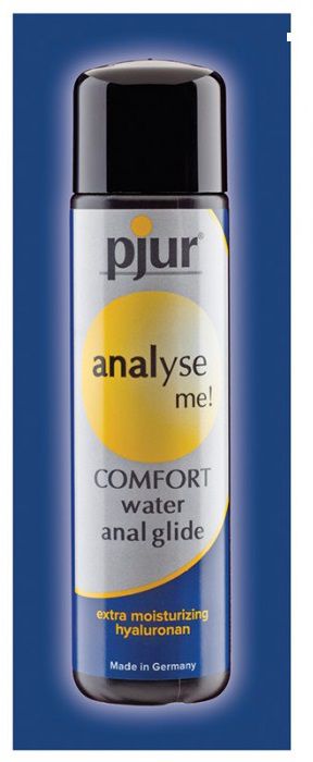 Анальный лубрикант pjur ANALYSE ME Comfort Water Anal Glide - 2 мл. - Pjur - купить с доставкой в Сызрани