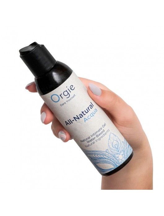 Интимный гель на водной основе Orgie All-Natural Acqua - 150 мл. - ORGIE - купить с доставкой в Сызрани