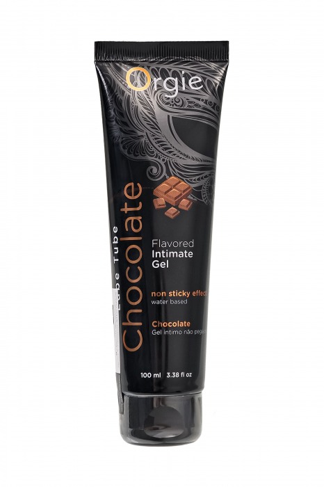 Интимный гель на водной основе Lube Tube Chocolate с шоколадным вкусом - 100 мл. - ORGIE - купить с доставкой в Сызрани