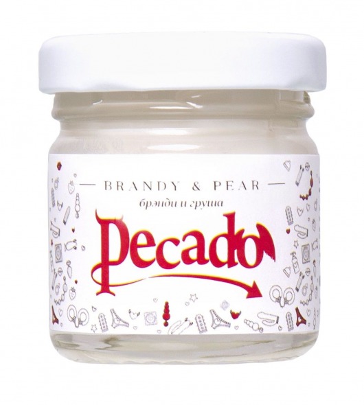 Массажная свеча Brandy   Pear - 35 мл. - Pecado - купить с доставкой в Сызрани