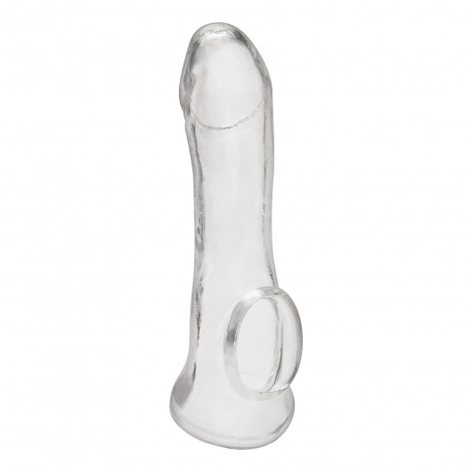 Прозрачная насадка на пенис Transparent Penis Enhancing Sleeve Extension - 15,9 см. - BlueLine - в Сызрани купить с доставкой