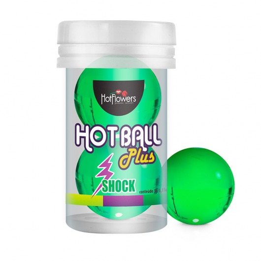 Лубрикант на силиконовой основе Hot Ball Plus с покалывающим эффектом (2 шарика по 3 гр.) - HotFlowers - купить с доставкой в Сызрани