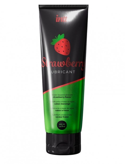 Смазка на водной основе с ароматом клубники Strawberry Lubricant - 100 мл. - INTT - купить с доставкой в Сызрани