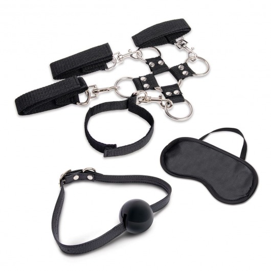 Набор для фиксации из 7 предметов Hogtie   Ball Gag Kit - Lux Fetish - купить с доставкой в Сызрани