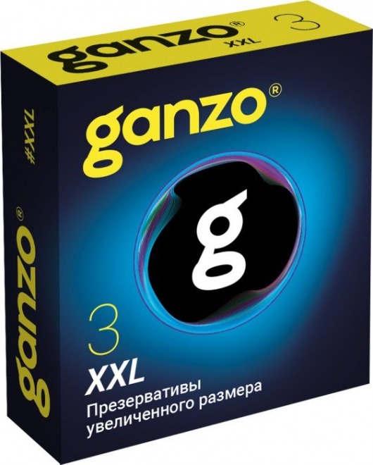 Презервативы увеличенного размера Ganzo XXL - 3 шт. - Ganzo - купить с доставкой в Сызрани