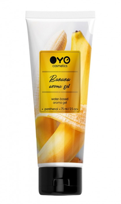 Лубрикант на водной основе OYO Aroma Gel Banana с ароматом банана - 75 мл. - OYO - купить с доставкой в Сызрани