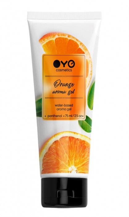 Лубрикант на водной основе OYO Aroma Gel Orange с ароматом апельсина - 75 мл. - OYO - купить с доставкой в Сызрани