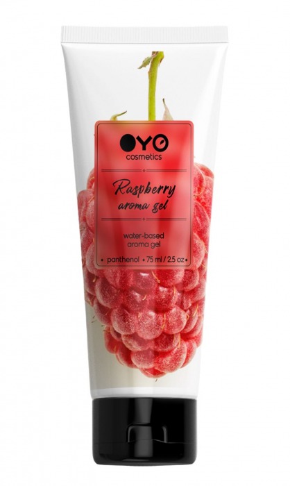 Лубрикант на водной основе OYO Aroma Gel Raspberry с ароматом малины - 75 мл. - OYO - купить с доставкой в Сызрани