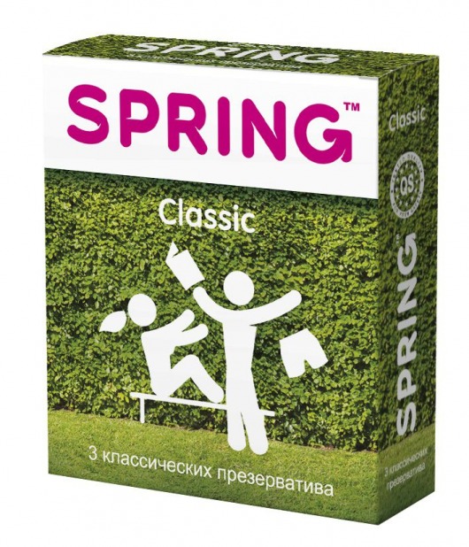 Классические презервативы SPRING CLASSIC - 3 шт. - SPRING - купить с доставкой в Сызрани