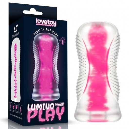 Светящийся в темноте мастурбатор 6.0 Lumino Play Masturbator - Lovetoy - в Сызрани купить с доставкой