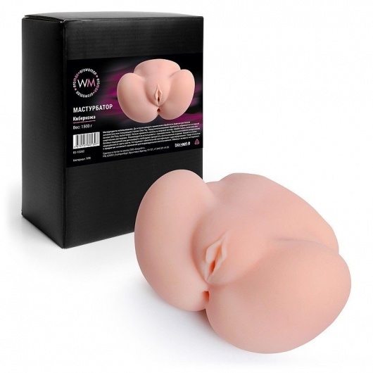Реалистичный мастурбатор с двумя функциональными отверстиями - Erowoman-Eroman - в Сызрани купить с доставкой